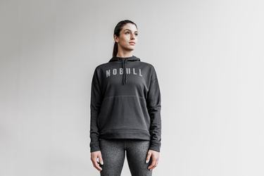 Nobull Women's Hoodie Black | Australia (GA0528)